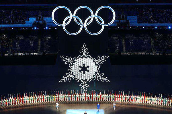 深工团队助力北京冬奥会开闭幕式五环和雪花火炬台项目完美呈现