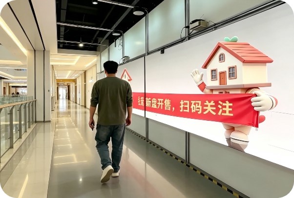 商场过道长条广告屏