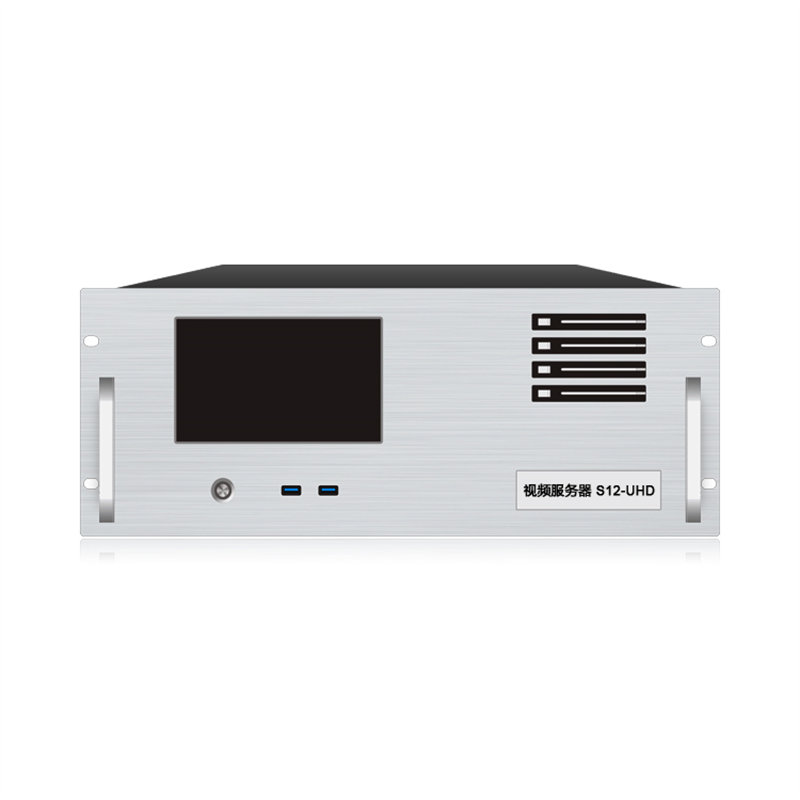 深工S12-UHD LED视频服务器/拼接播控一体机 正面