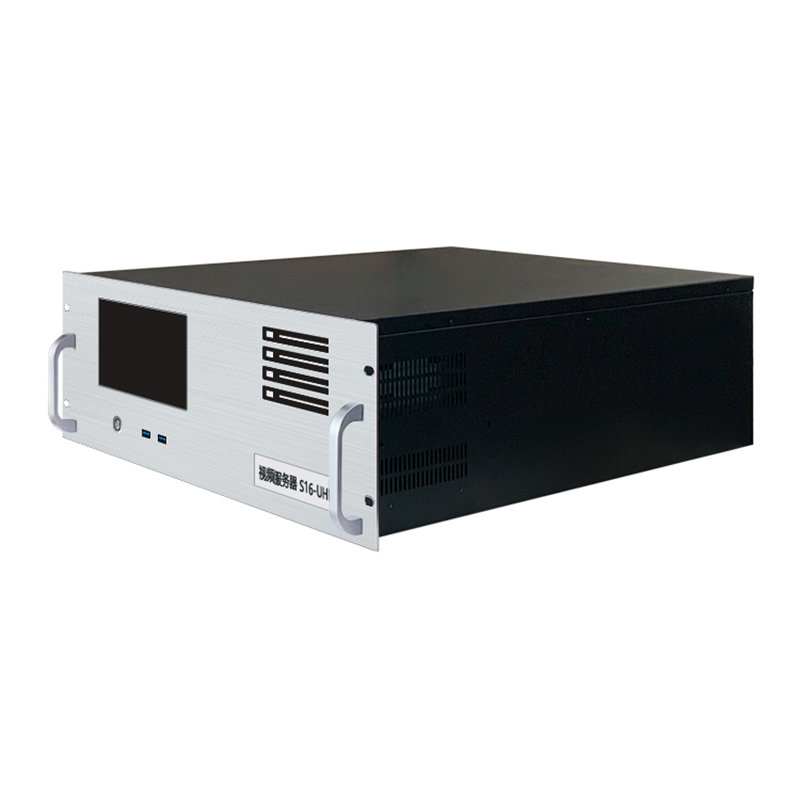 深工S16-UHD LED视频服务器/拼接播控一体机 侧面